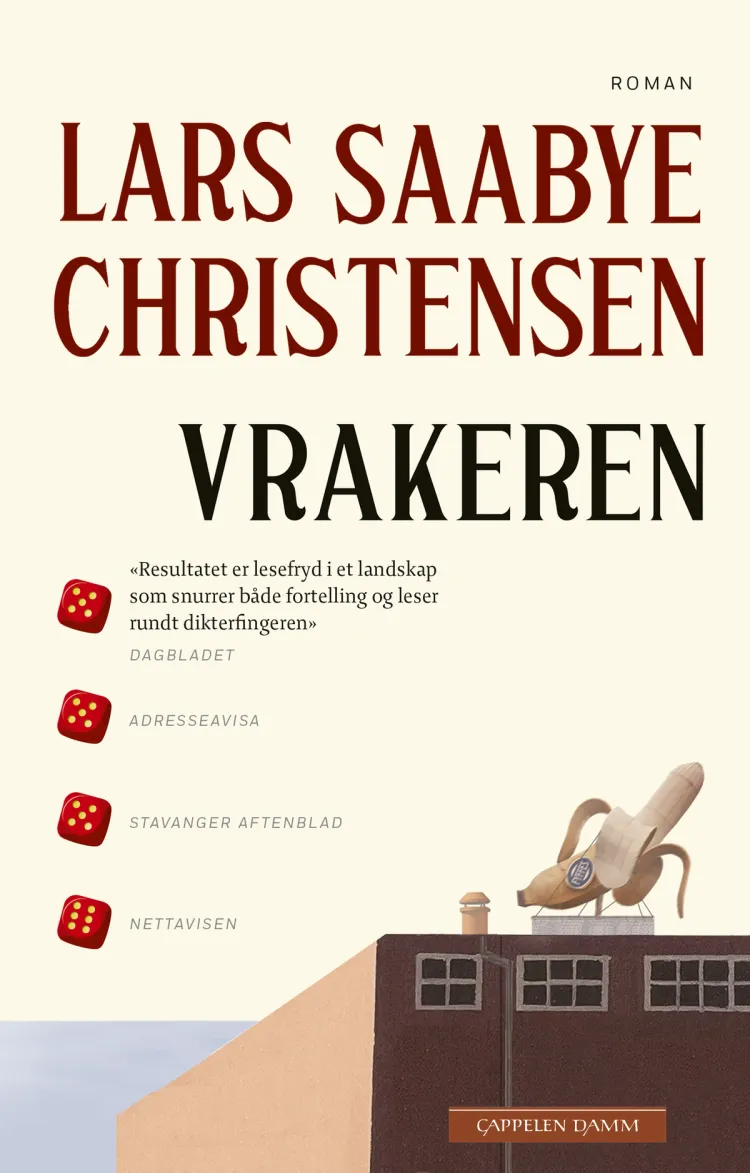 Omslag Vrakeren av Lars Saabye Christensen (Innbundet)