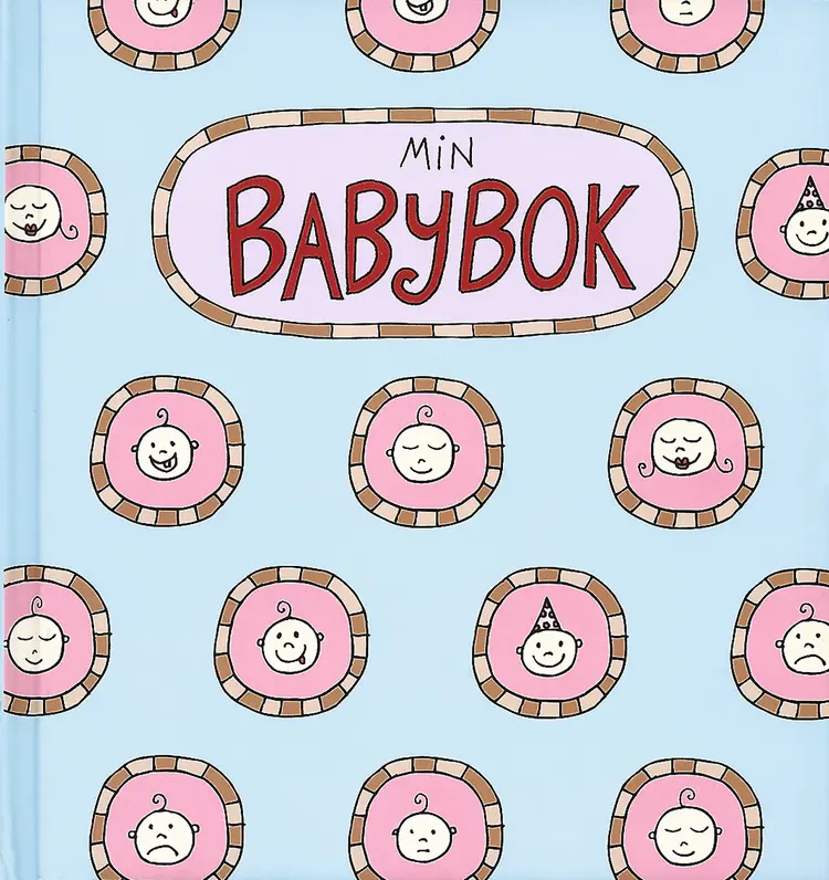 Omslag Min babybok av Charise Harper (Innbundet)