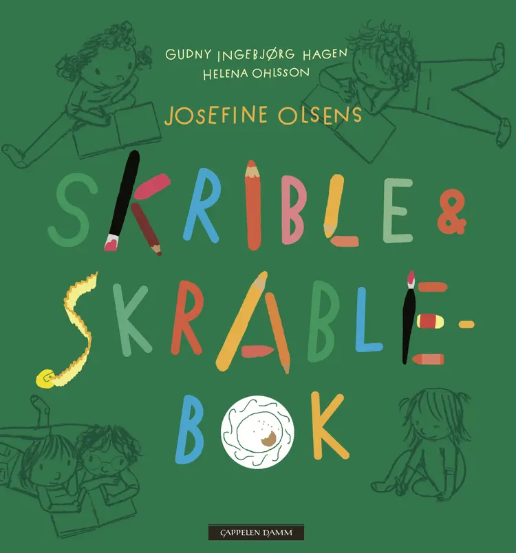 Omslag Josefine Olsens Skrible & Skrablebok av Gudny Ingebjørg Hagen (Heftet)