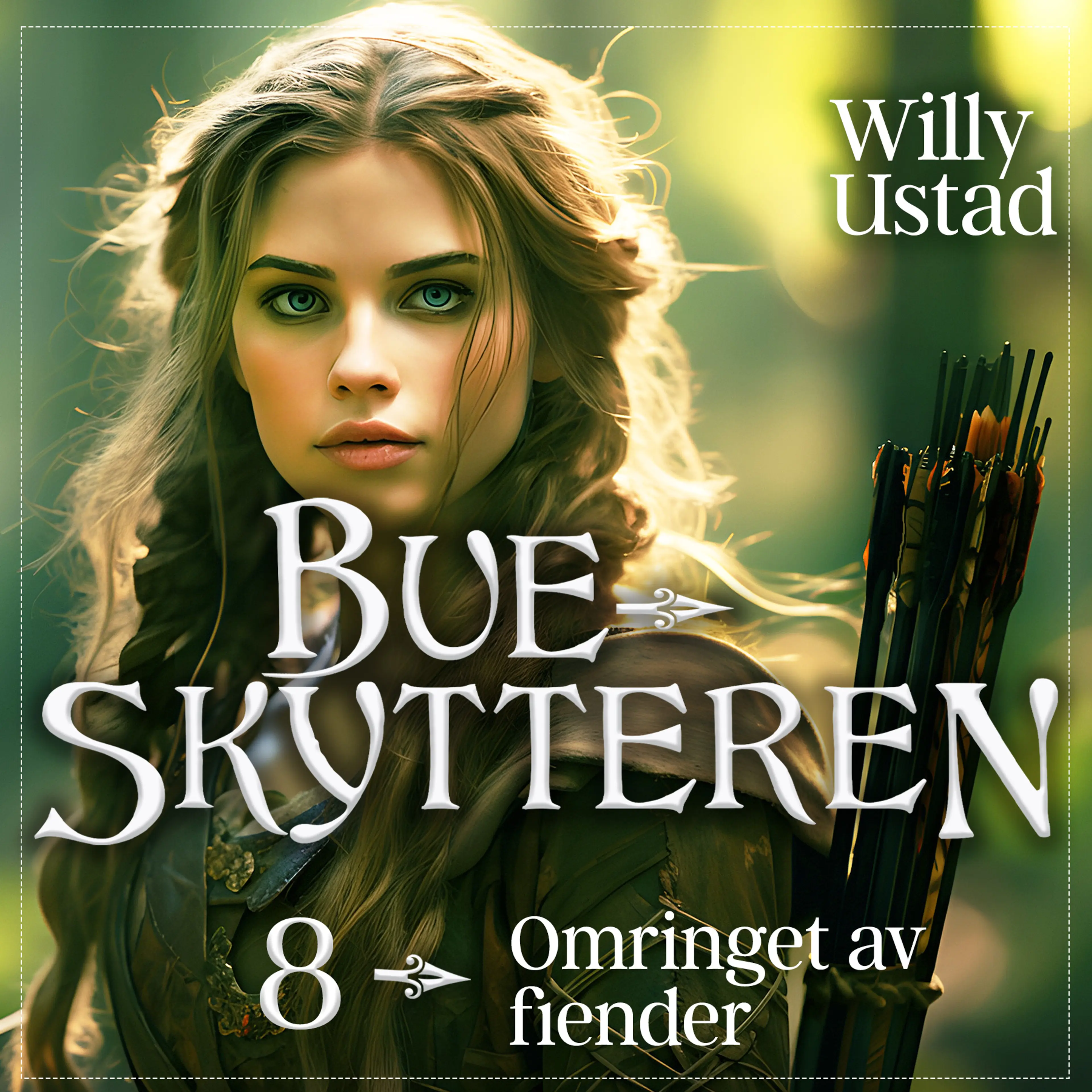 Omslag Omringet av fiender av Willy Ustad (Lydbok)