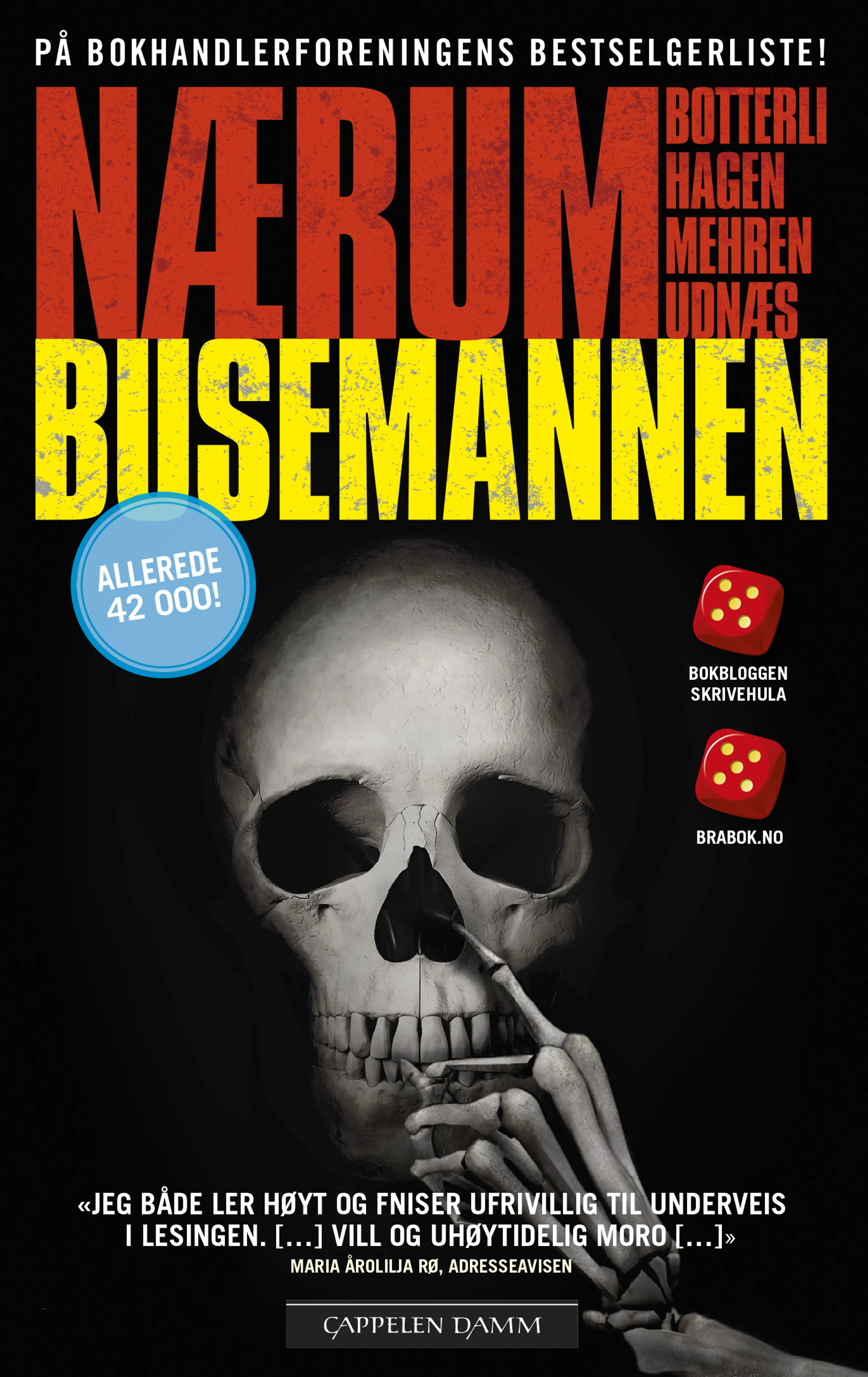 Omslag Busemannen av Knut Nærum, Elisabeth Botterli, Peder Udnæs, Askild Hagen og Jørgen Mehren (Heftet)