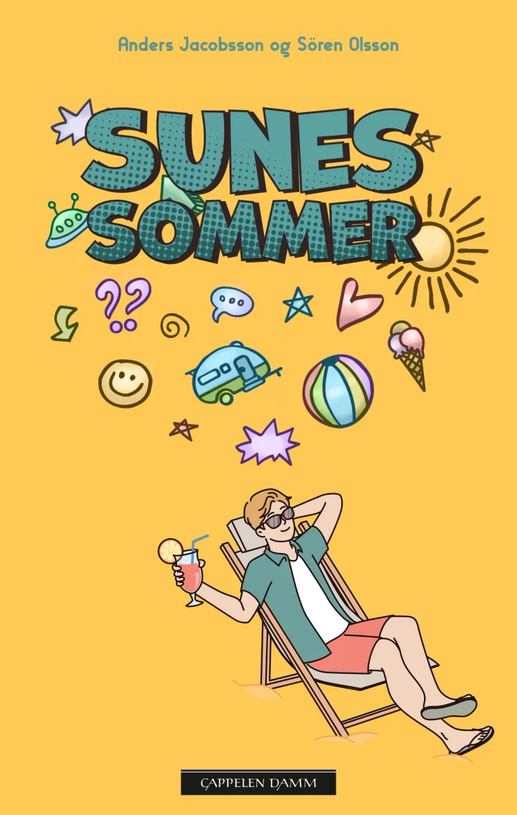 Omslag Sunes sommer av Anders Jacobsson og Sören Olsson (Heftet)