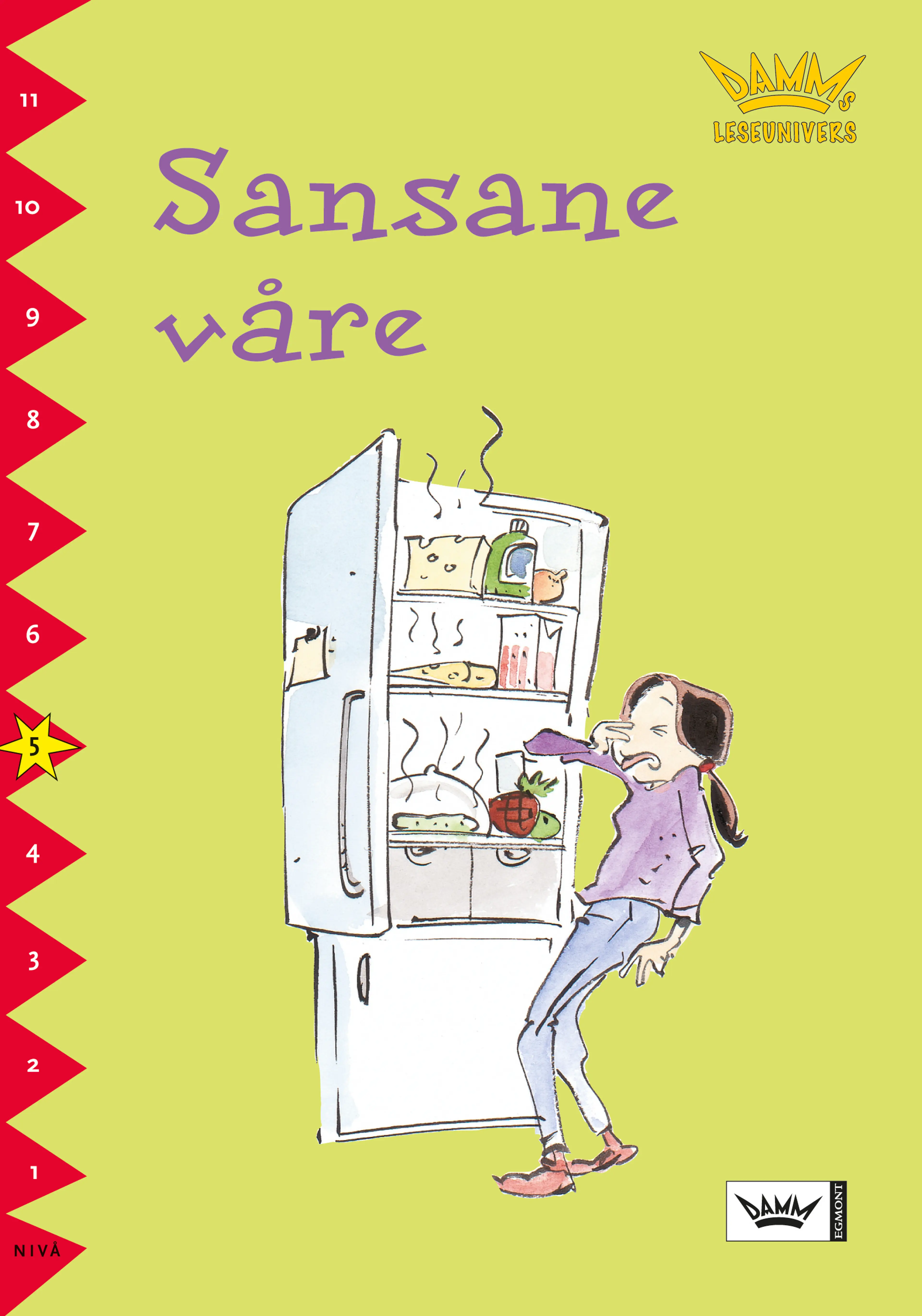 Omslag Damms leseunivers 1: Sansane våre av Inger Strömsten (Heftet)