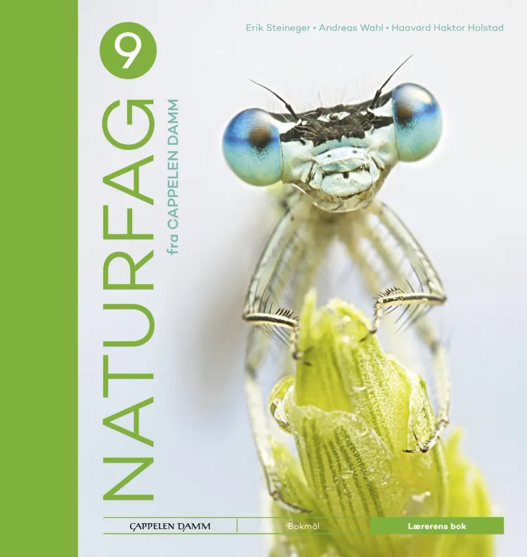 Omslag Naturfag 9 fra Cappelen Damm Lærerens bok av Erik Steineger, Andreas Wahl og Haavard Haktor Holstad (Innbundet)