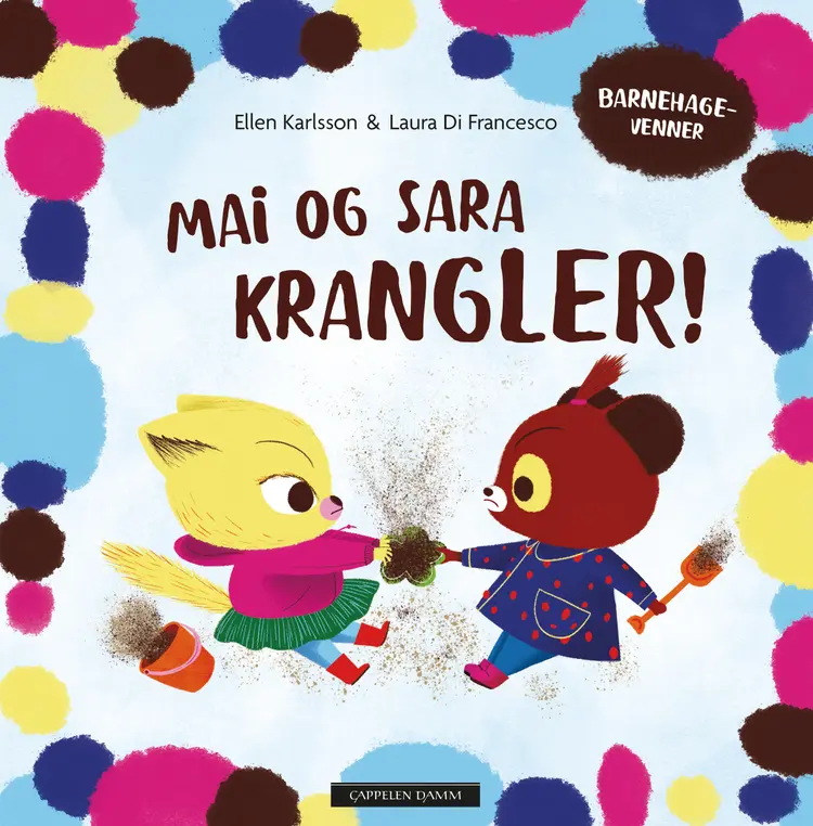 Omslag Mai og Sara krangler! av Ellen Karlsson (Innbundet)