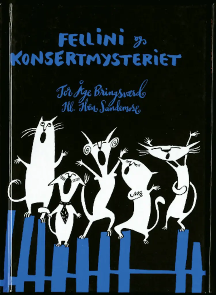 Omslag Fellini og konsertmysteriet av Bringsværd Tor Åge (Innbundet)