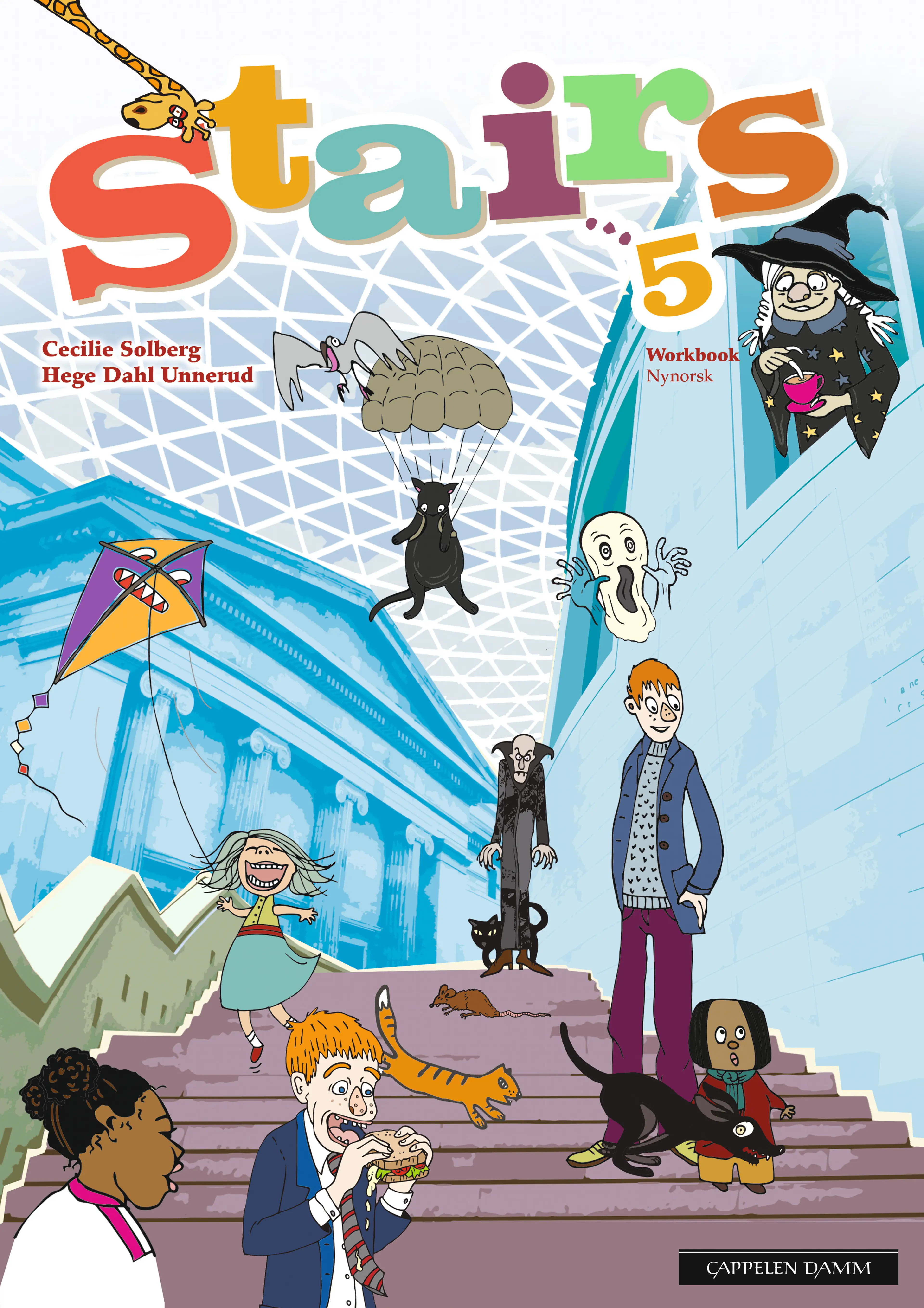 Omslag Stairs 5 Utgåve 2 Workbook av Cecilie Solberg og Hege Dahl Unnerud (Heftet)