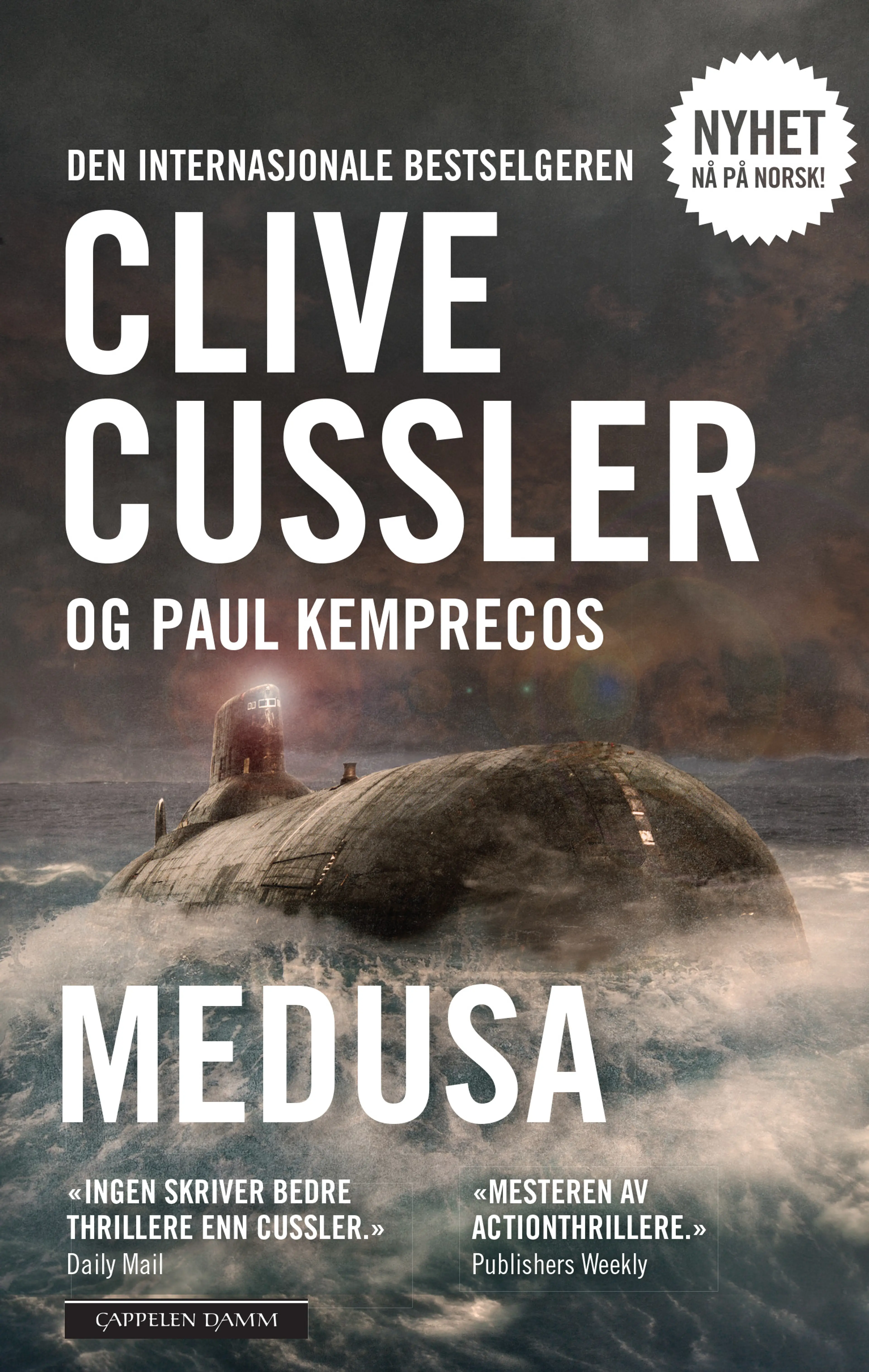 Omslag Medusa av Clive Cussler og Paul Kemprecos (Heftet)