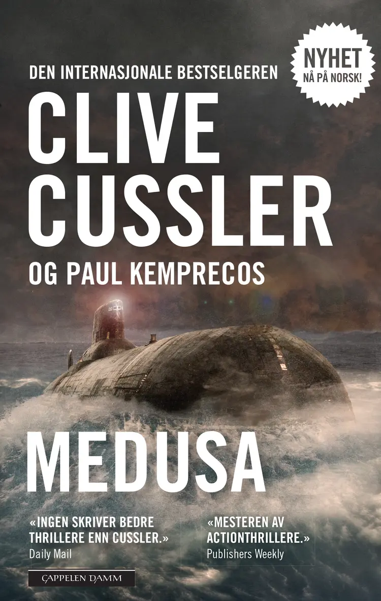 Omslag Medusa av Clive Cussler og Paul Kemprecos (Heftet)