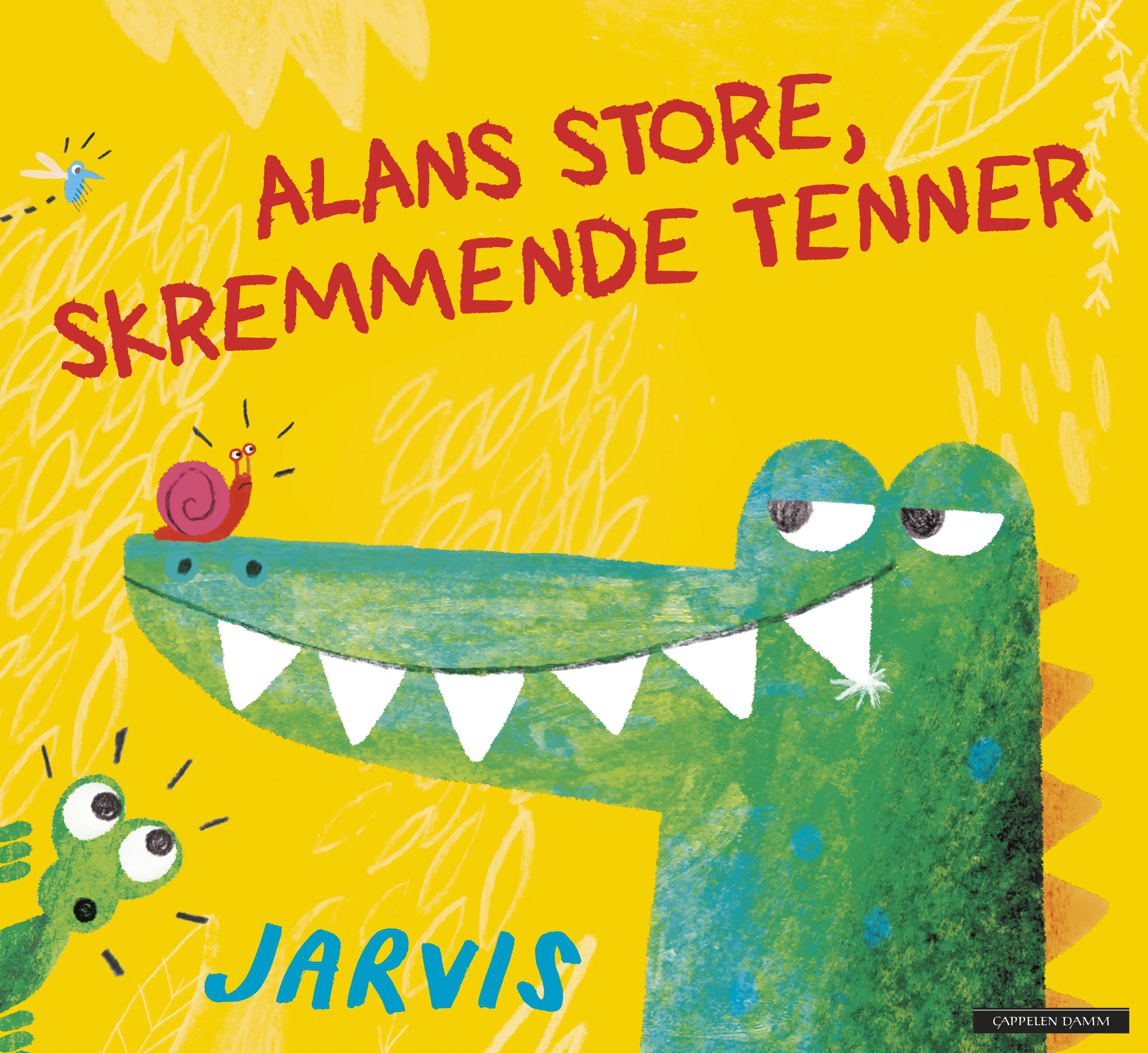 Omslag Alans store, skremmende tenner av Jarvis (Innbundet)