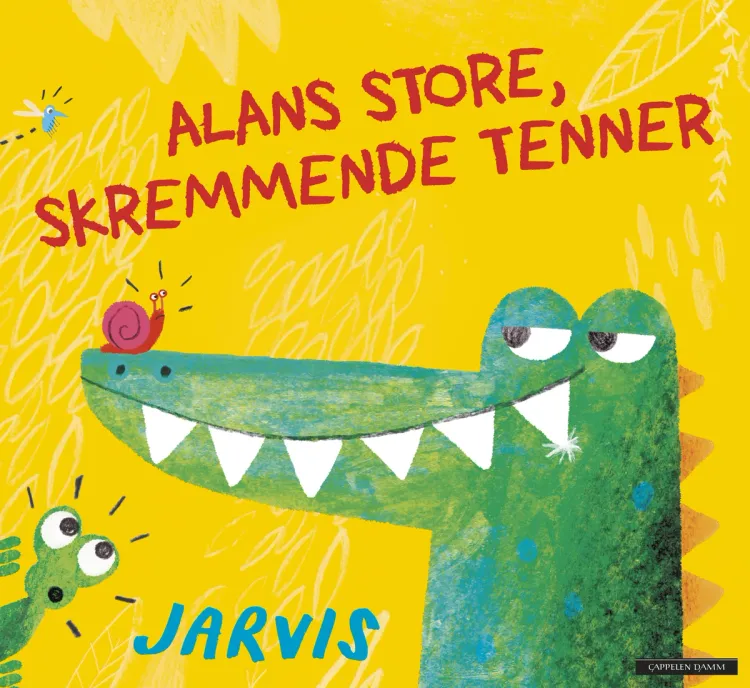 Omslag Alans store, skremmende tenner av Jarvis (Innbundet)