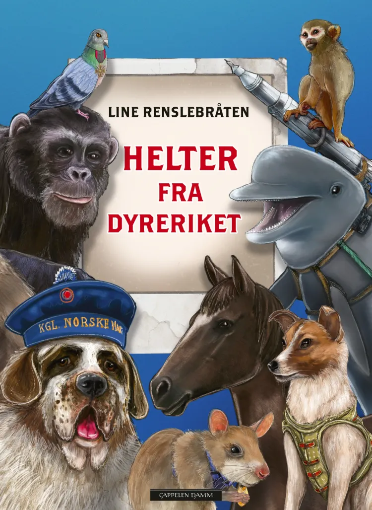 Omslag Helter fra dyreriket av Line Renslebråten (Ebok)