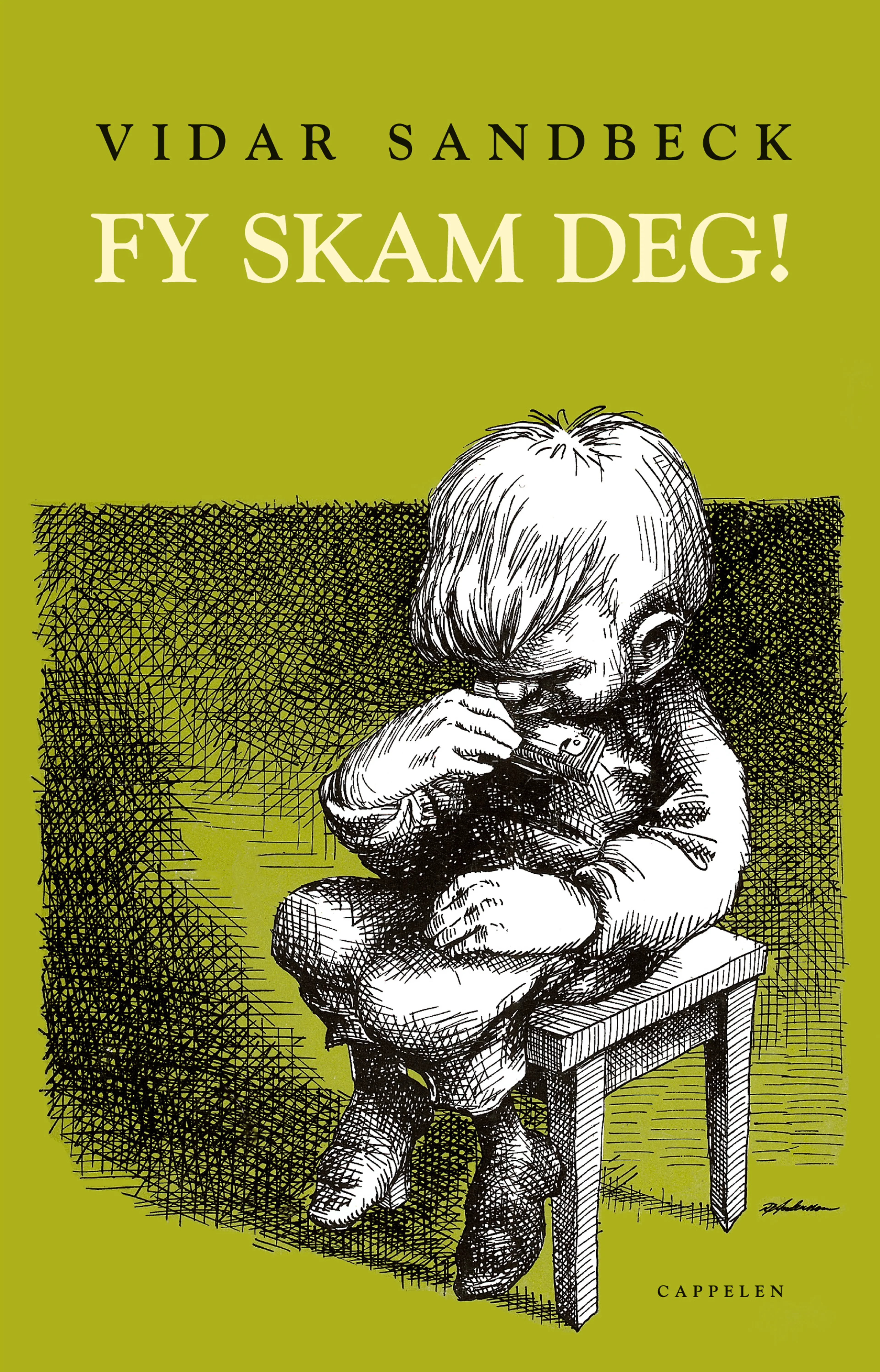 Omslag Fy skam deg av Vidar Sandbeck (Innbundet)