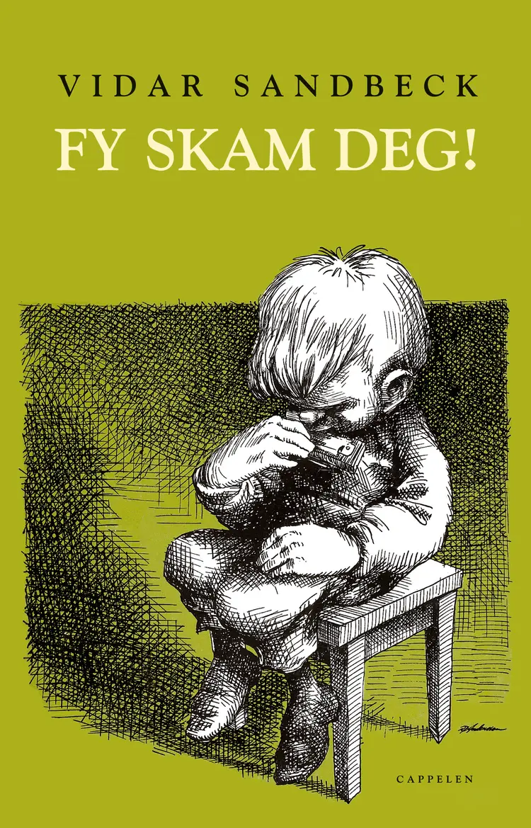 Omslag Fy skam deg av Vidar Sandbeck (Innbundet)