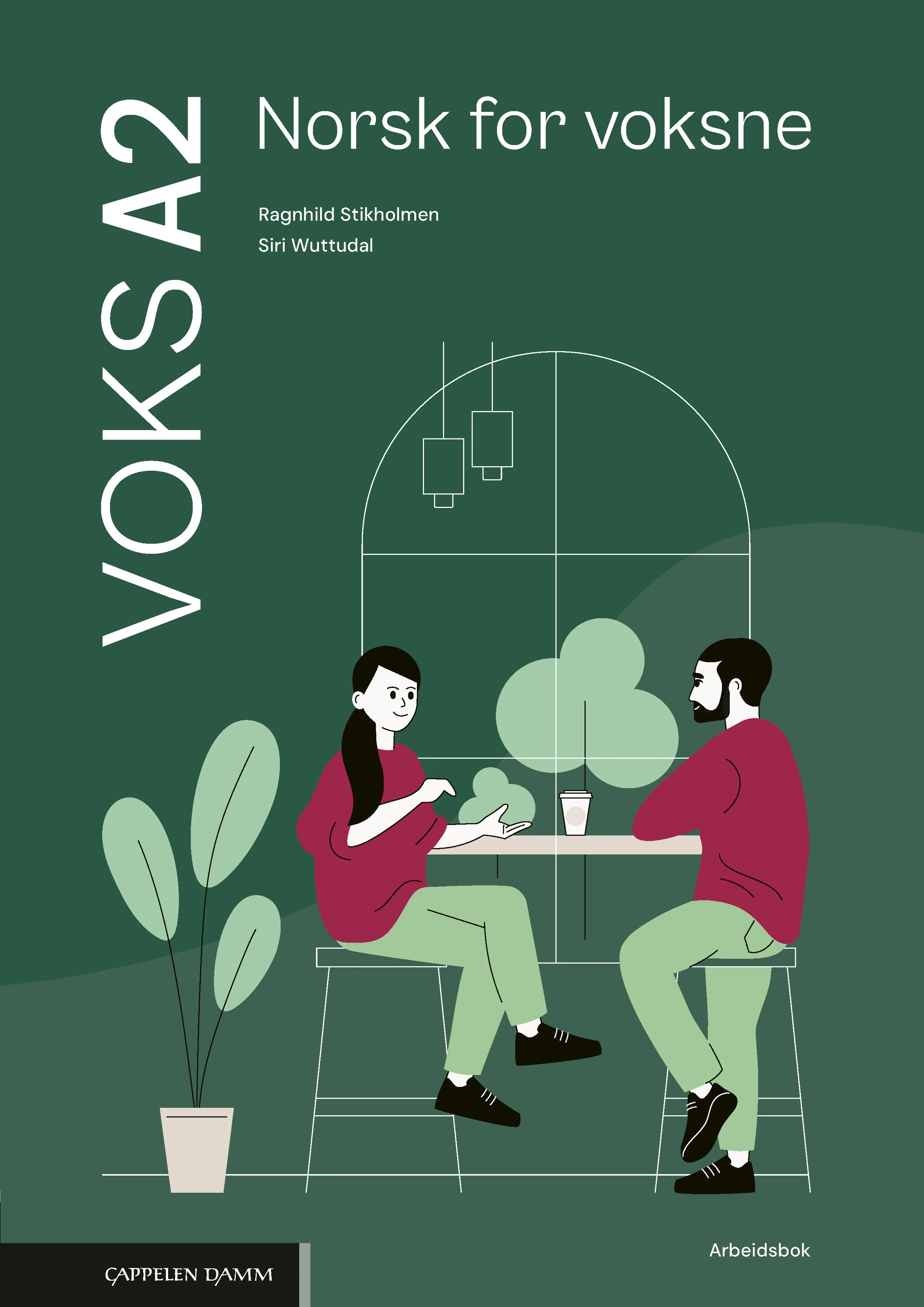 Omslag Voks A2 Norsk for voksne Arbeidsbok av Ragnhild Stikholmen og Siri Wuttudal (Heftet)