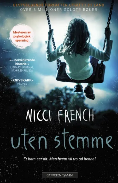 Omslag Uten stemme av Nicci French (Heftet)