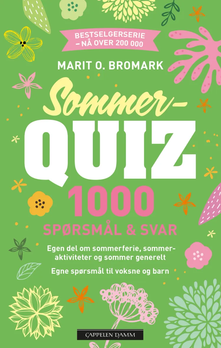 Omslag Sommerquiz 2022 av Marit O. Bromark (Heftet)