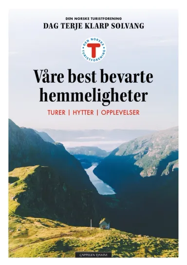 Omslag DNT. Våre best bevarte hemmeligheter av Dag Terje Klarp Solvang (Innbundet)