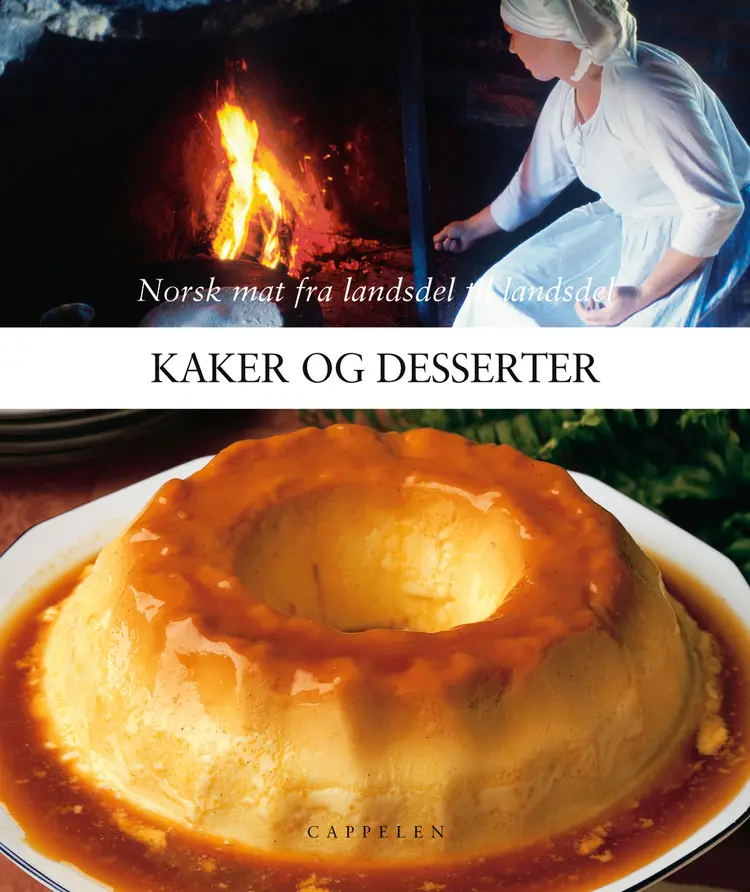 Omslag Kaker og desserter (Innbundet)