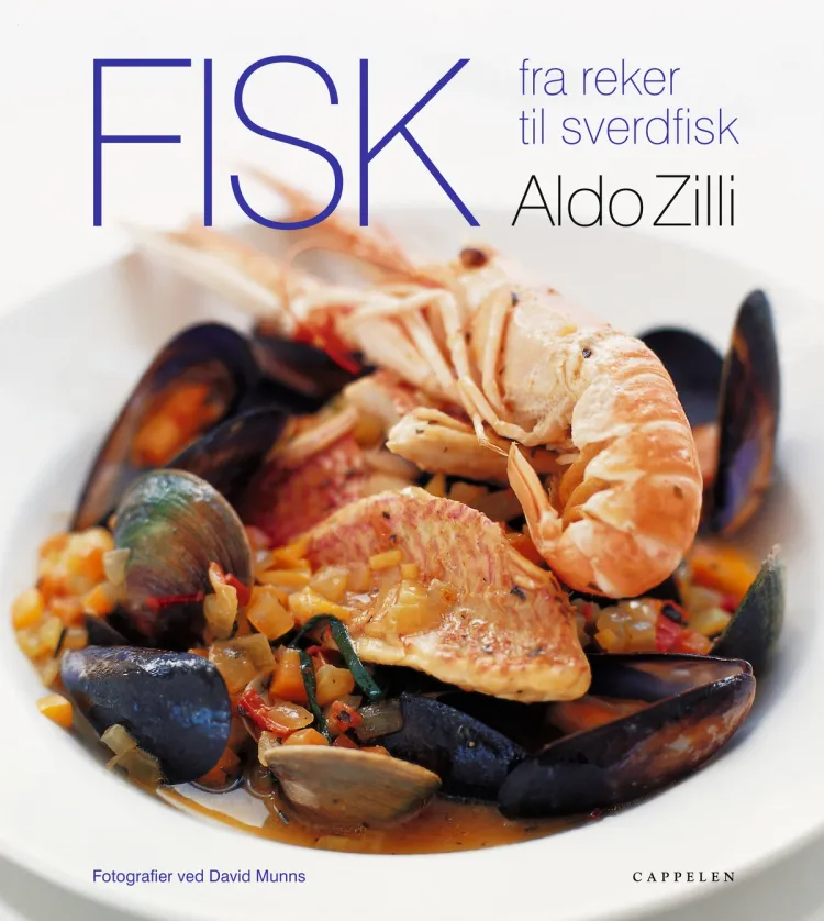 Omslag Fisk av Aldo Zilli (Innbundet)