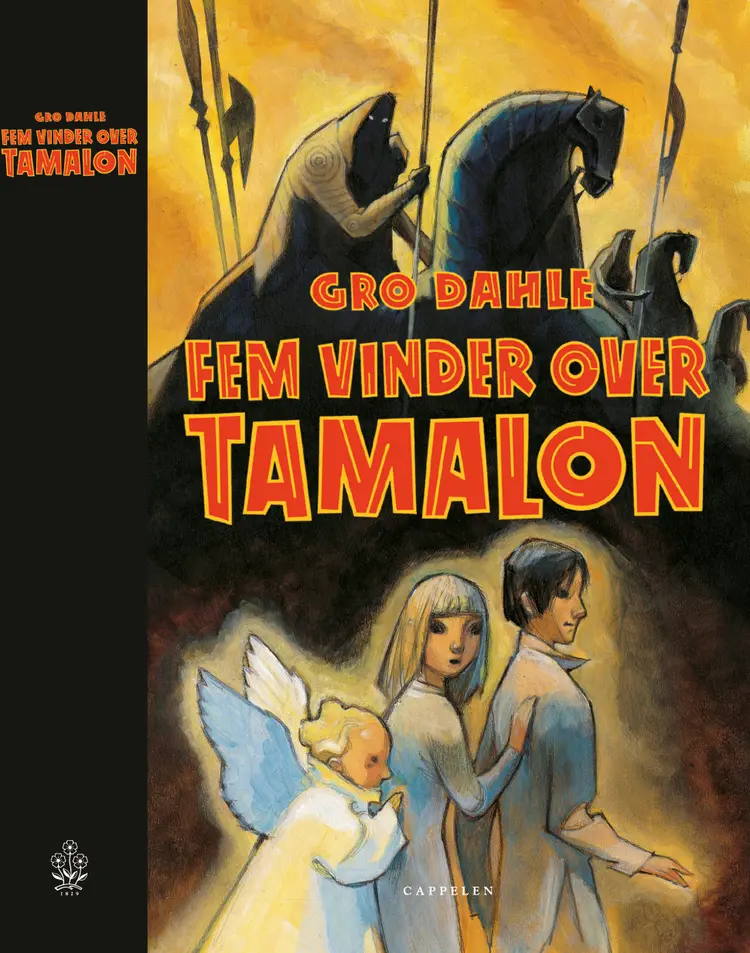 Omslag Fem vinder over Tamalon av Gro Dahle (Innbundet)