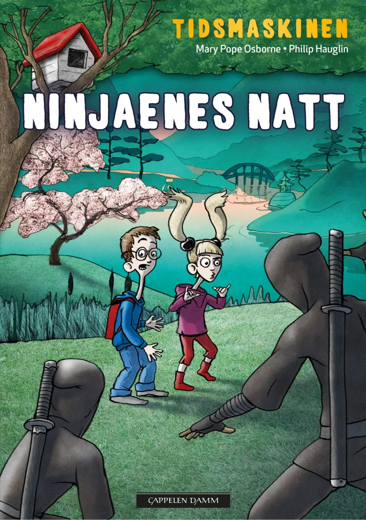 Omslag Ninjaenes natt av Mary Pope Osborne (Innbundet)