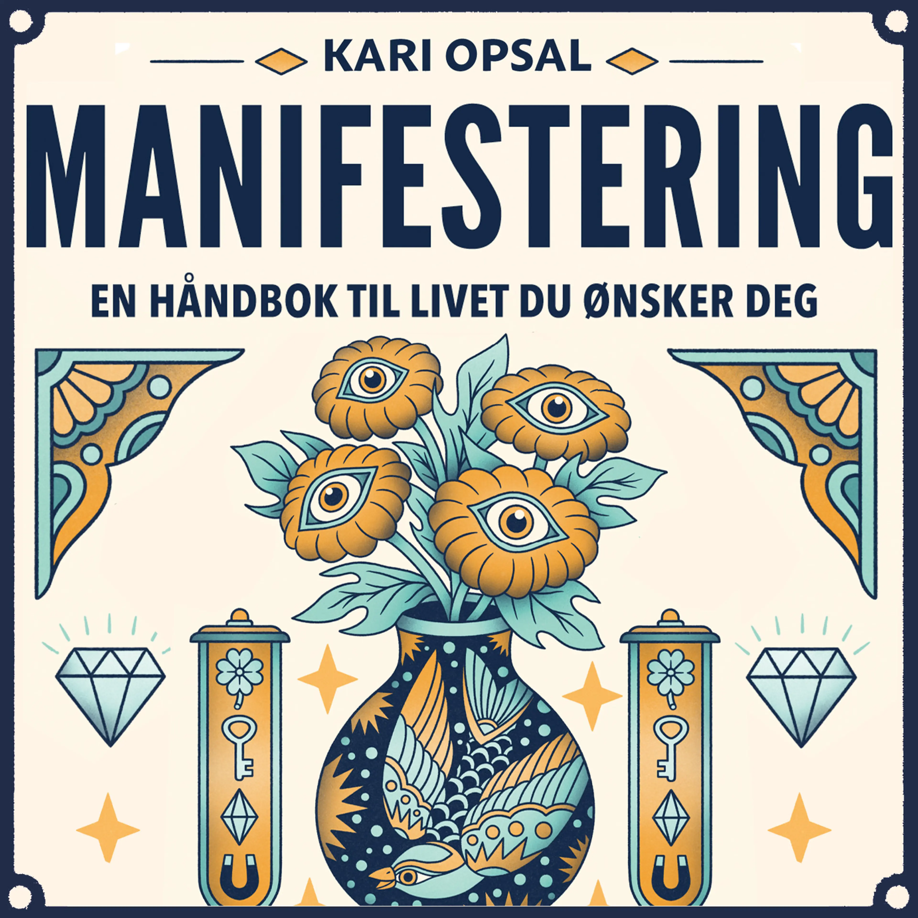 Omslag Manifestering - En håndbok til livet du ønsker deg av Kari Opsal (Lydbok)