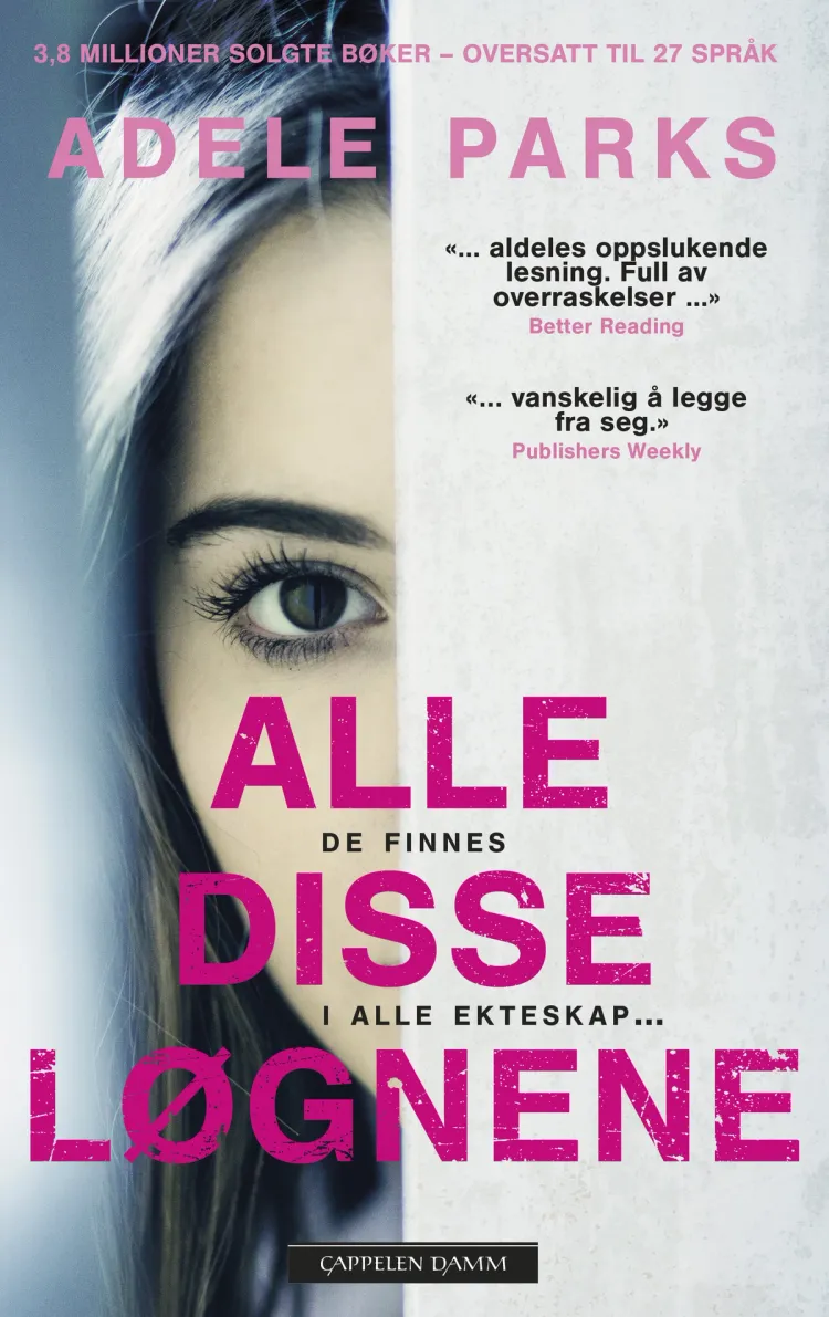 Omslag Alle disse løgnene av Adele Parks (Heftet)