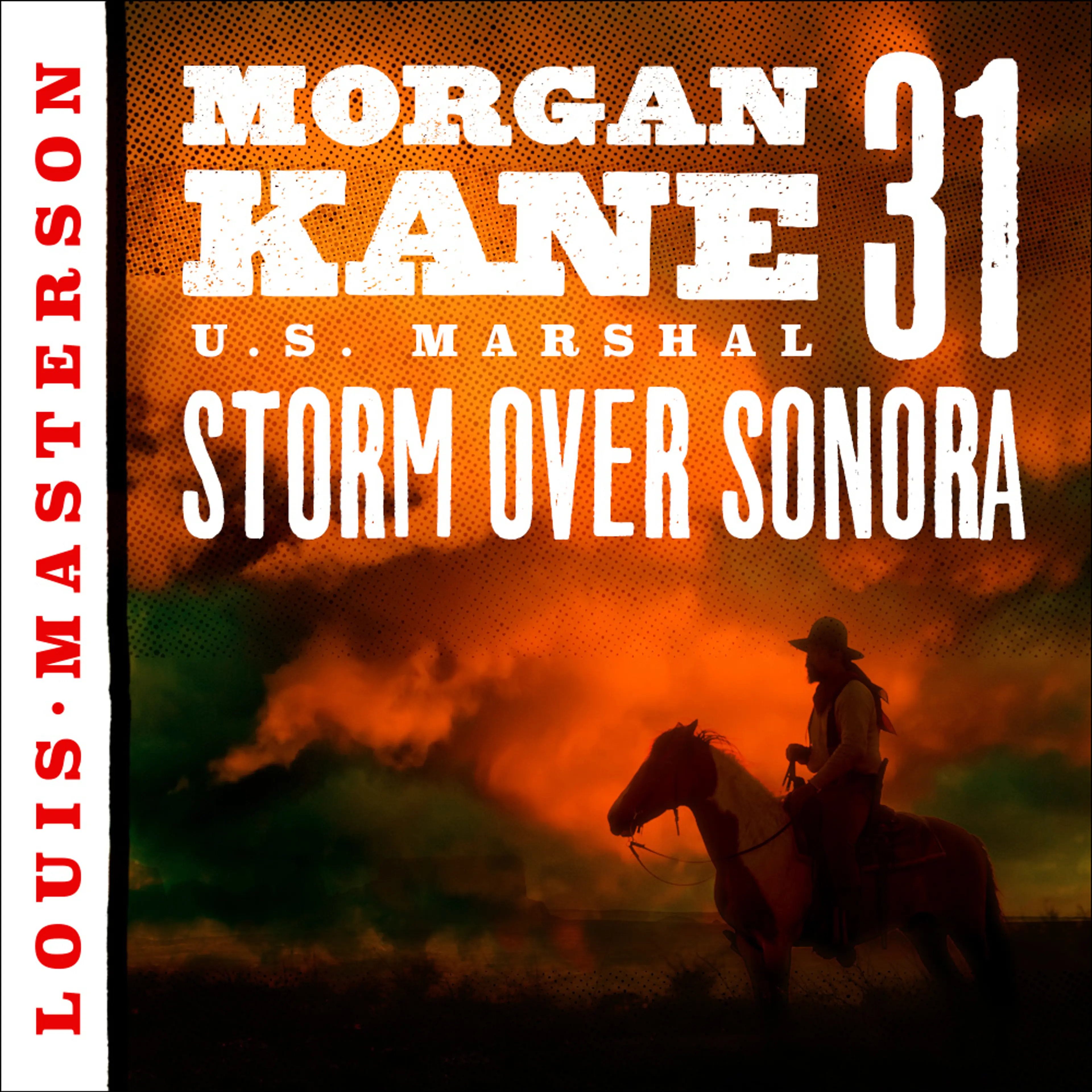 Omslag Storm over Sonora av Louis Masterson (Lydbok)