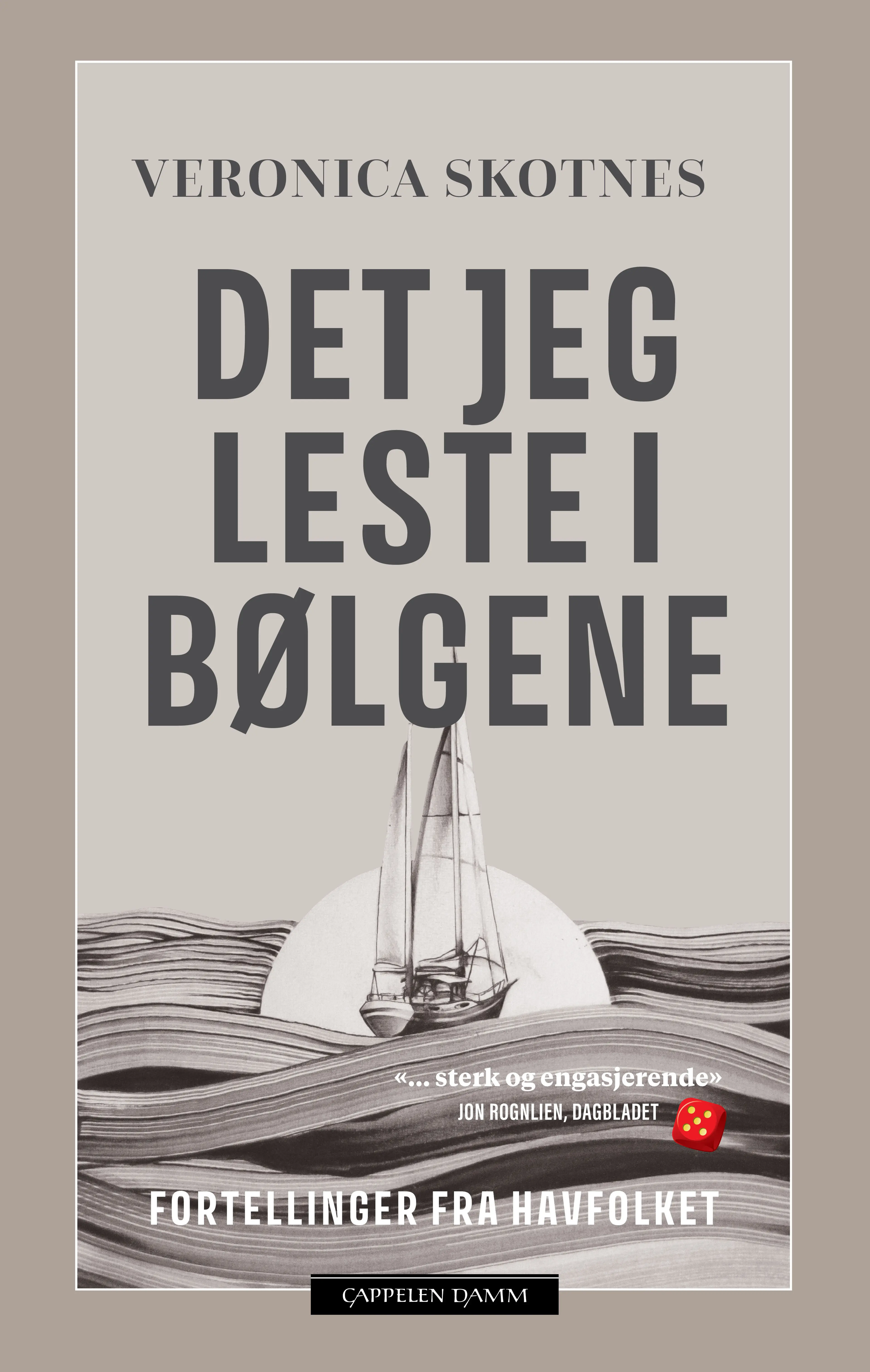 Omslag Det jeg leste i bølgene av Veronica Skotnes (Heftet)