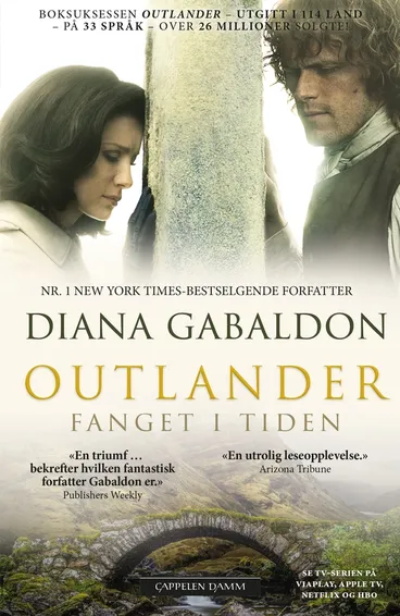 Omslag Fanget i tiden av Diana Gabaldon (Heftet)