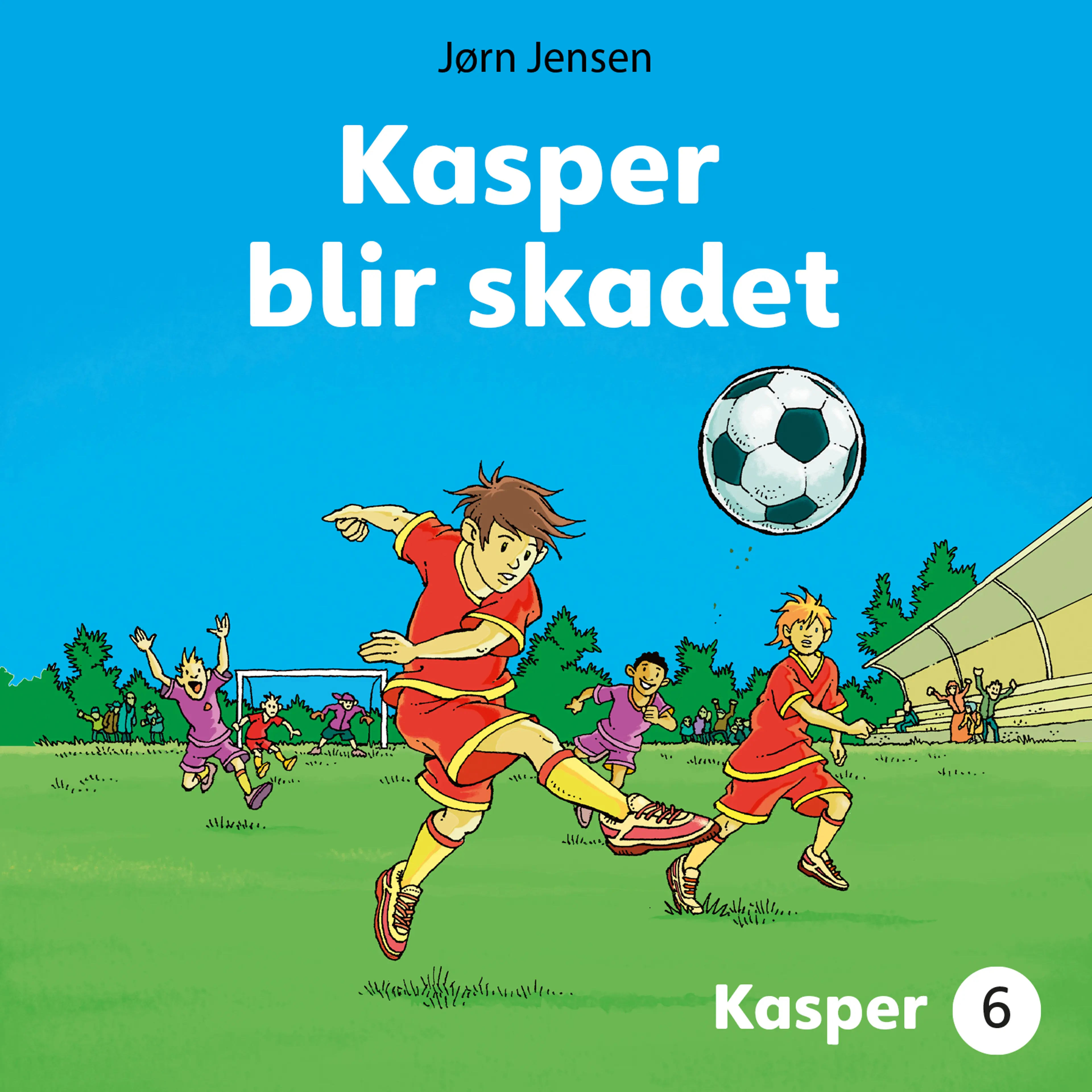 Omslag Kasper blir skadet av Jørn Jensen (Lydbok)