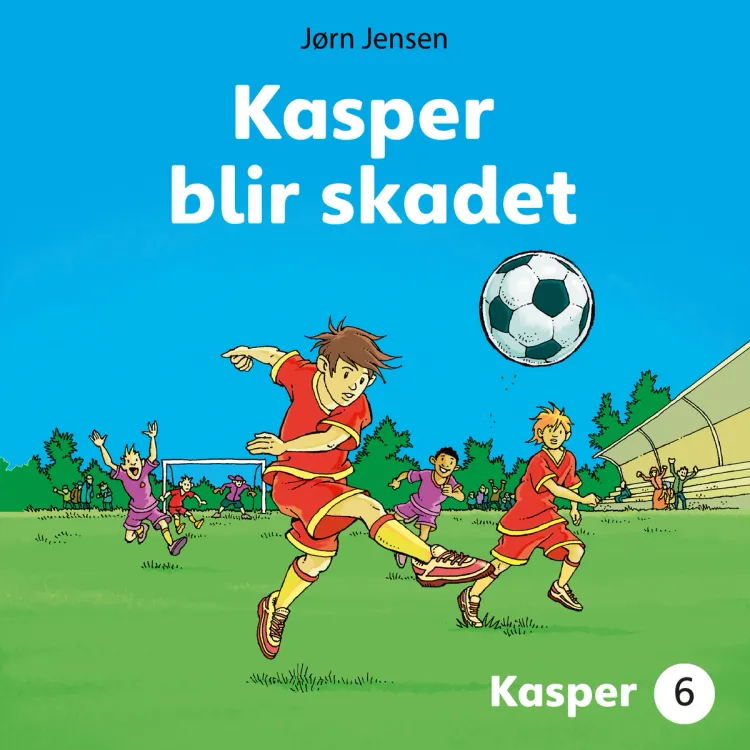 Omslag Kasper blir skadet av Jørn Jensen (Lydbok)