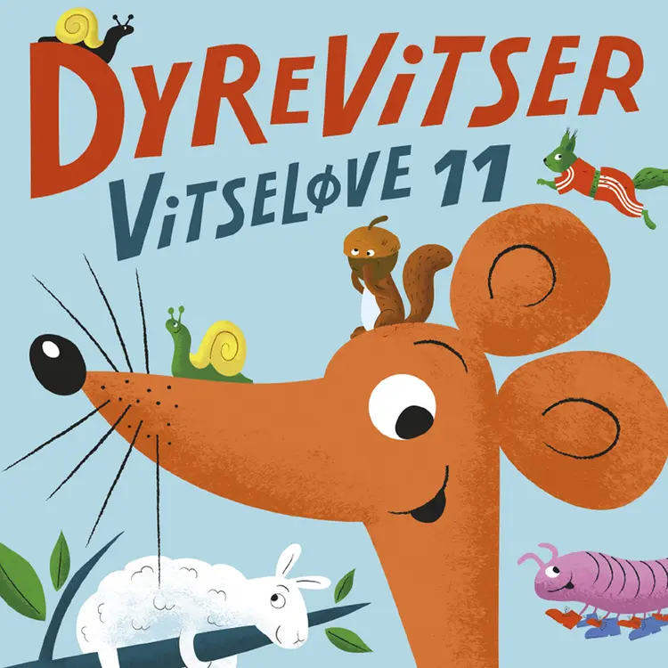 Omslag Vitseløve 11 - Dyrevitser av Flere (Lydbok)