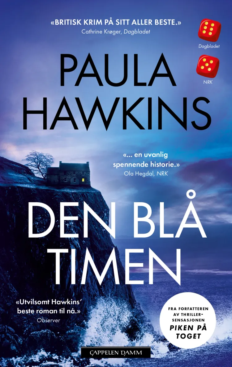 Omslag Den blå timen av Paula Hawkins (Heftet)