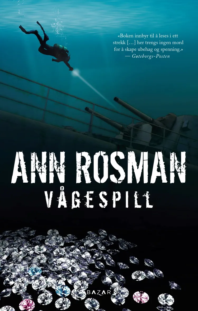 Omslag Vågespill av Ann Rosman (Innbundet)