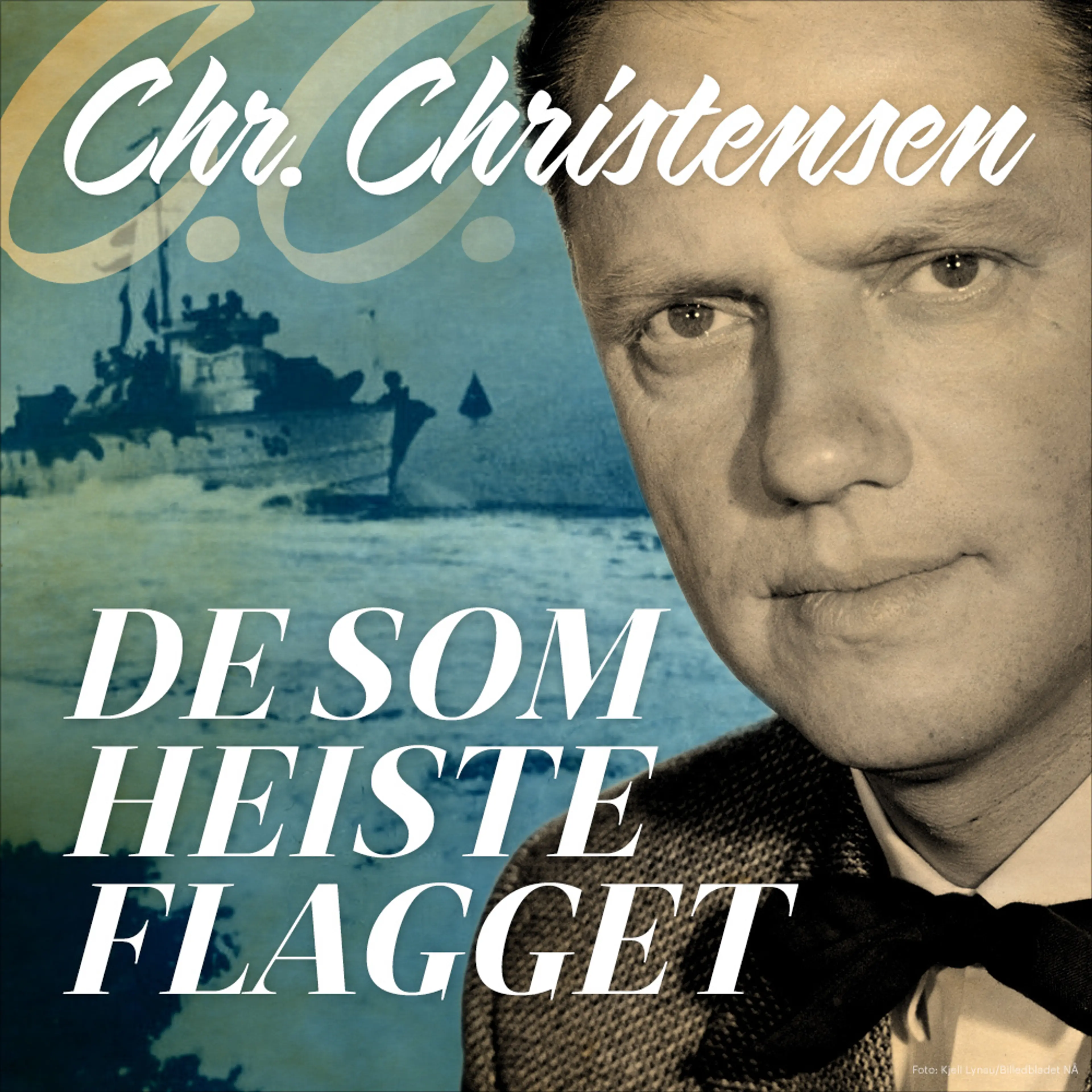 Omslag De som heiste flagget av Christian Christensen (Lydbok)