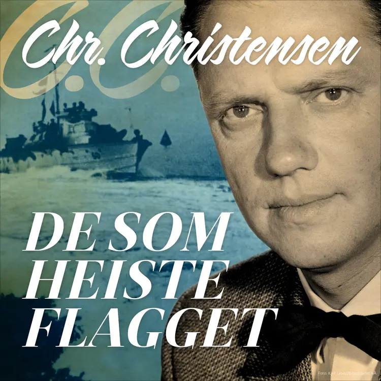 Omslag De som heiste flagget av Christian Christensen (Lydbok)