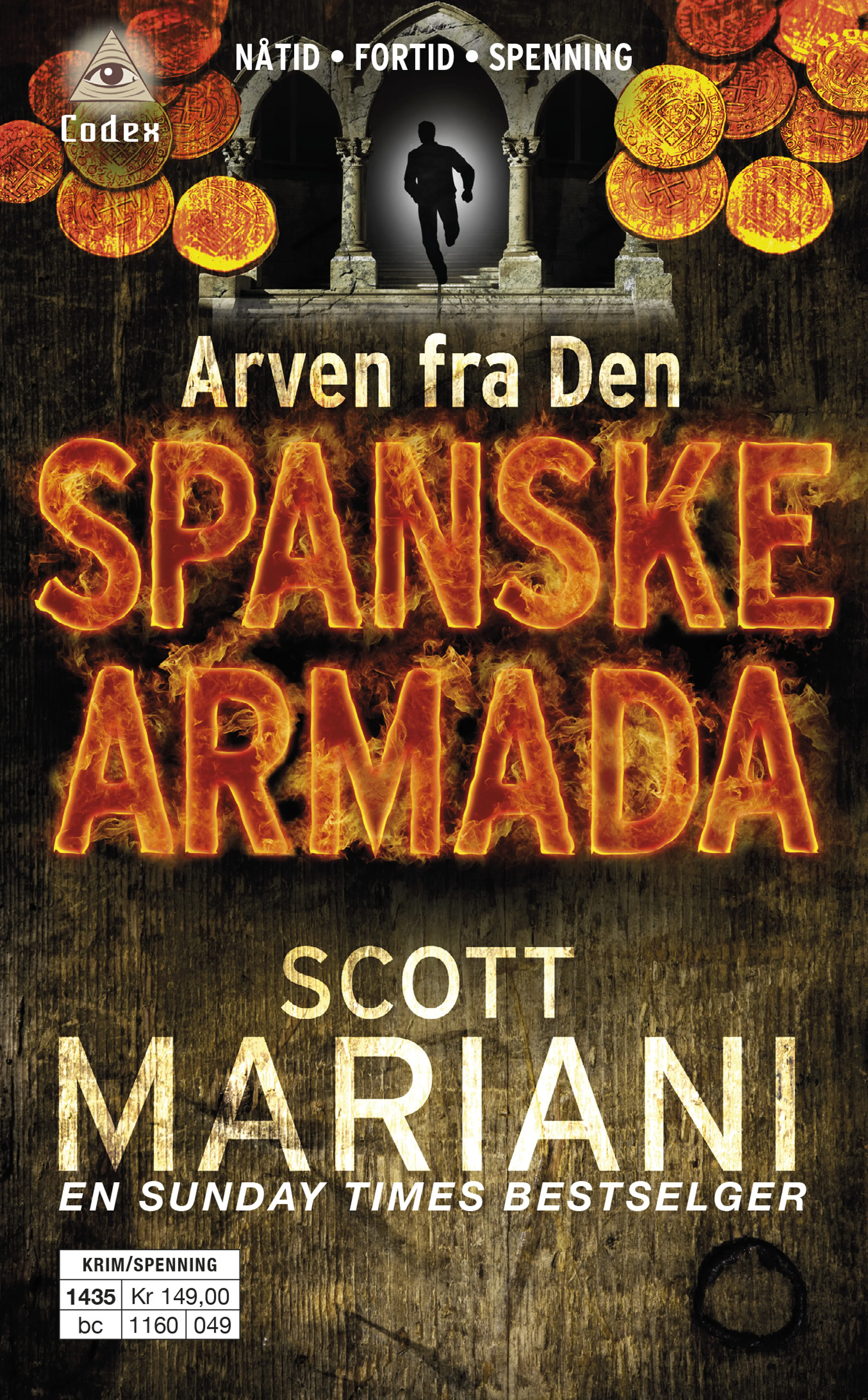 Omslag Arven fra Den spanske armada av Scott Mariani (Heftet)