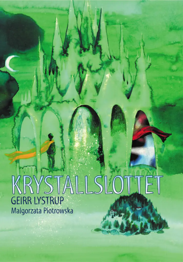 Omslag Krystallslottet av Lystrup Geirr (Innbundet)