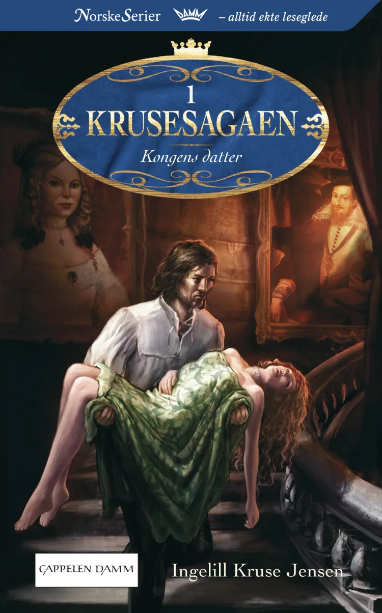 Omslag Kongens datter av Ingelill Kruse Jensen (Ebok)
