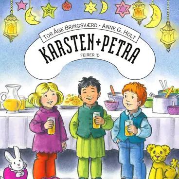 Omslag Karsten og Petra feirer id av Tor Åge Bringsværd (Lydbok)