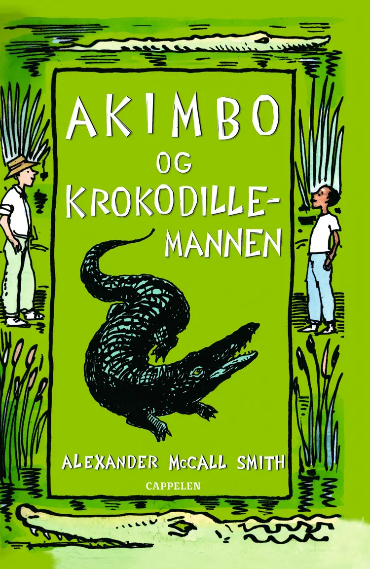 Omslag Akimbo og krokodillemannen av Alexander McCall Smith (Innbundet)