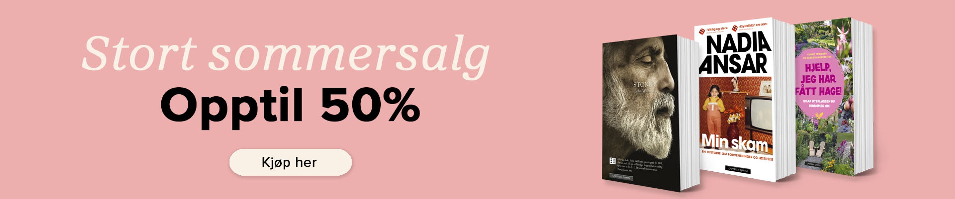Stort sommersalg - Opptil 50%