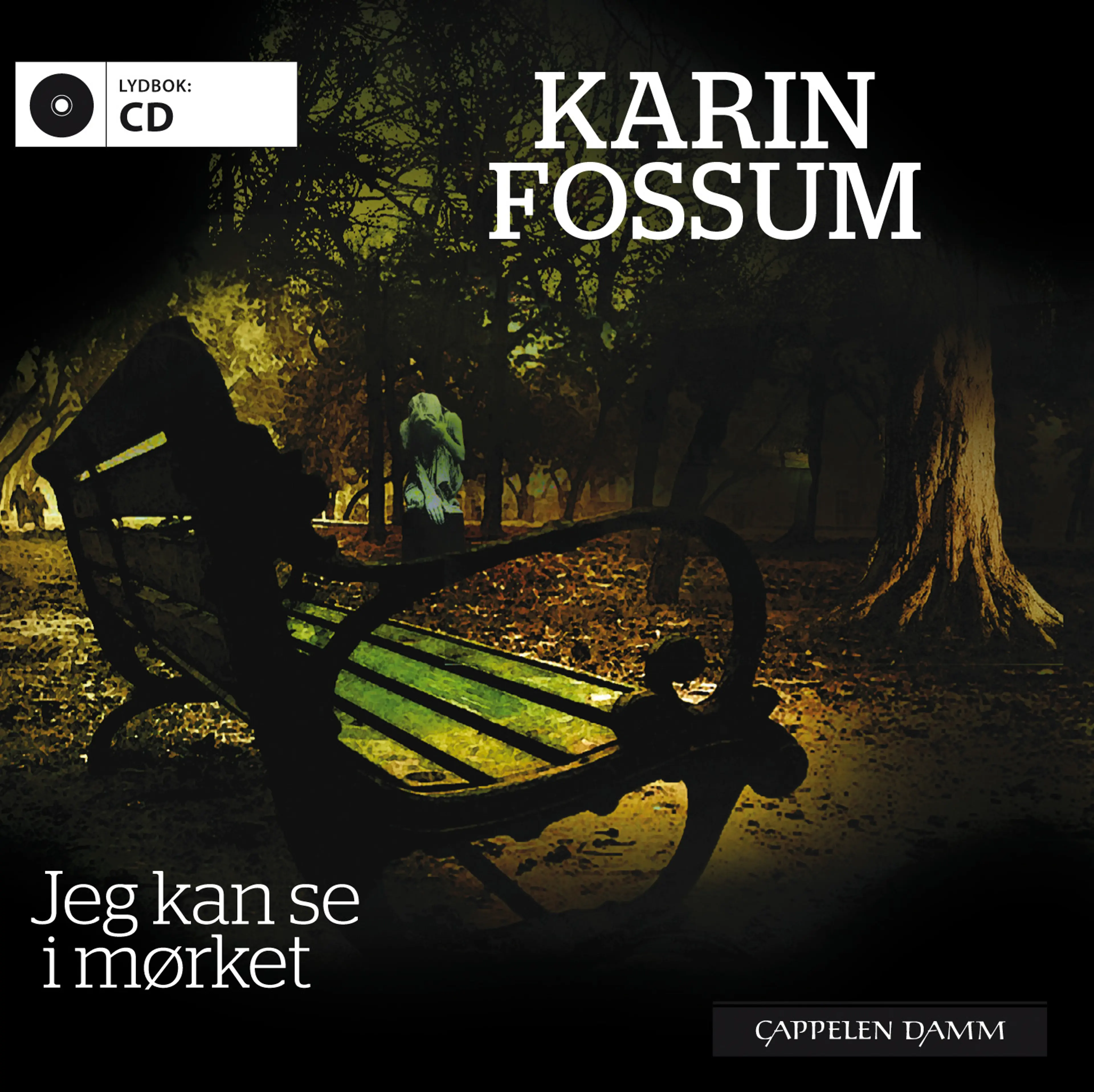 Omslag Jeg kan se i mørket av Karin Fossum (CD)