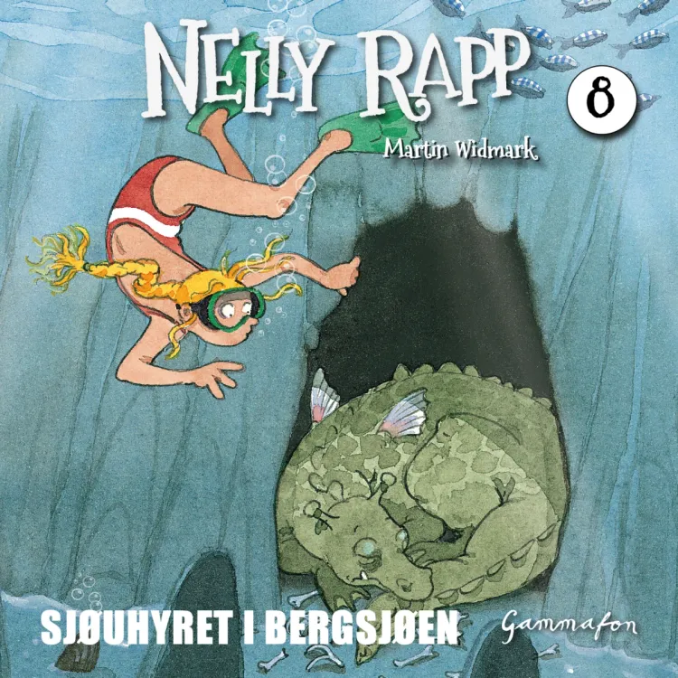 Omslag Nelly Rapp - Sjøuhyret i Bergsjøen av Martin Widmark (Lydbok)