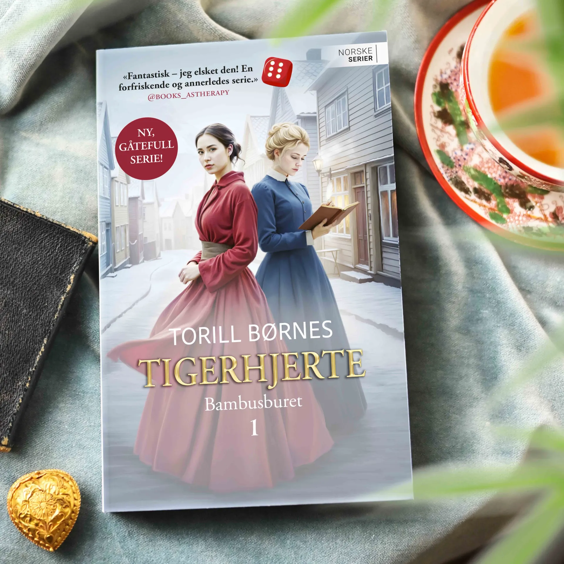 Bilde av første bok i Tigerhjerte