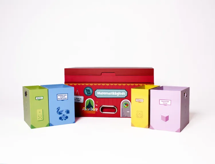 Omslag Toktok Matematikkglede av Gerd Åsta Bones og Michael Eward Naylor (Eske)