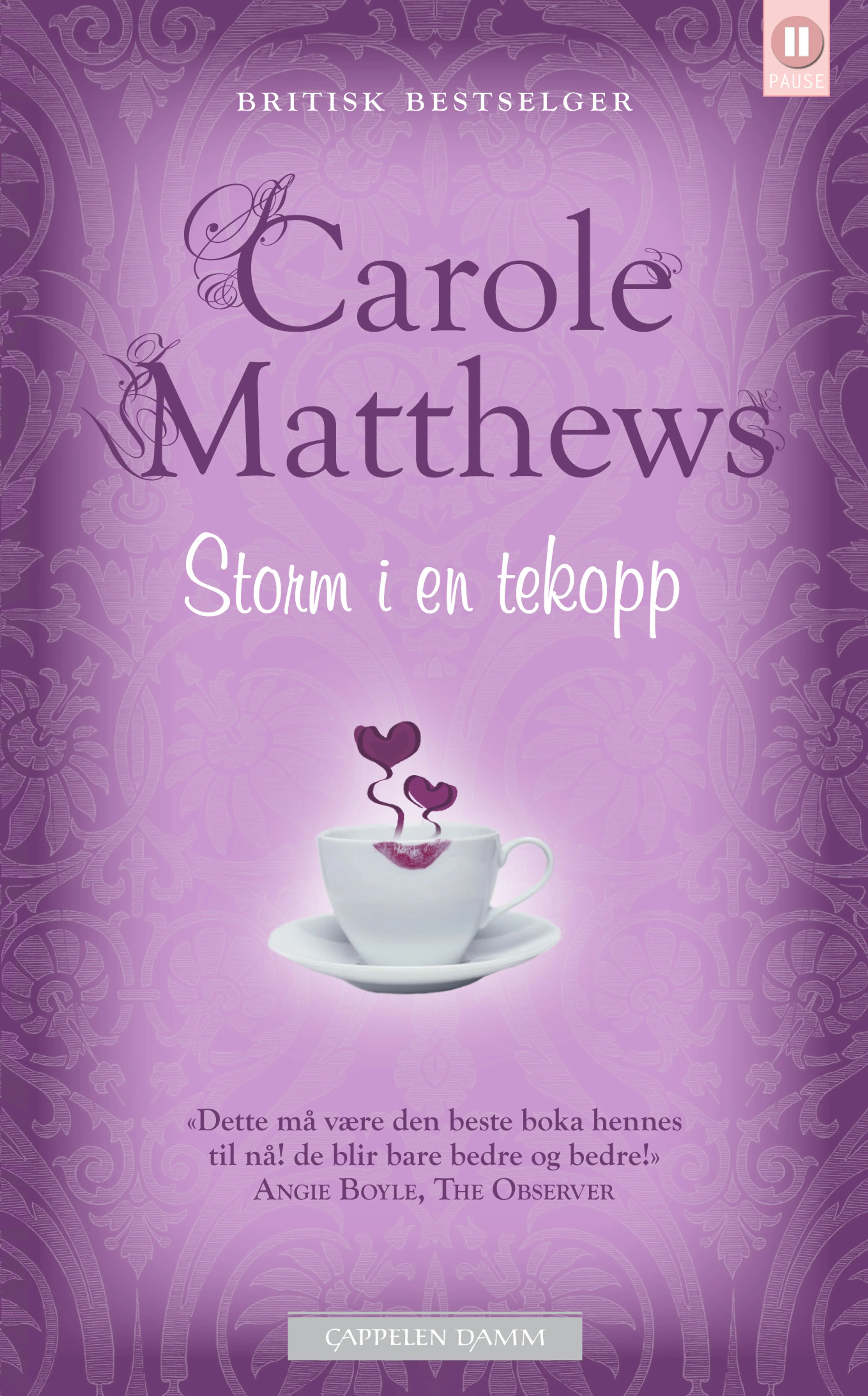 Omslag Storm i en tekopp av Carole Matthews (Heftet)