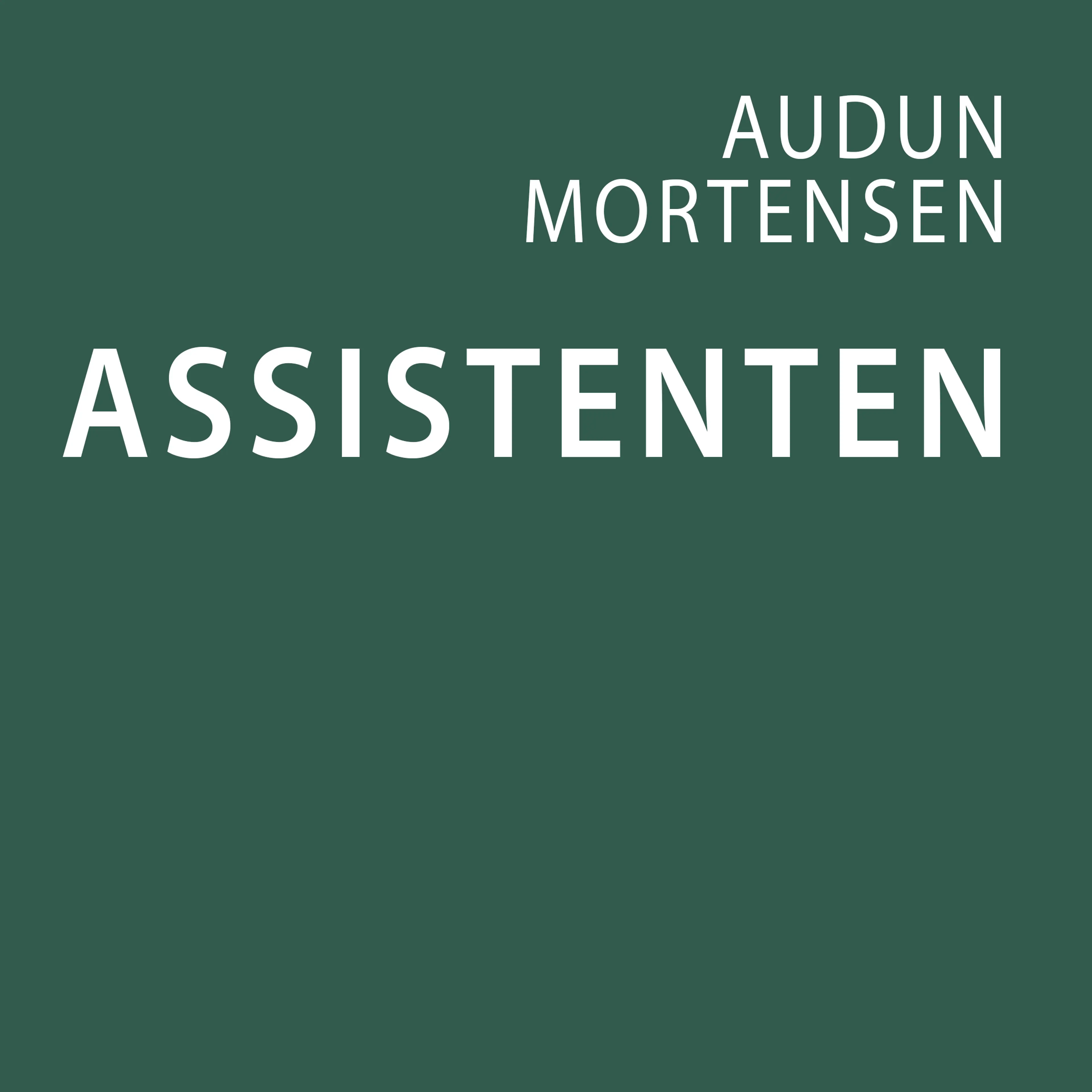 Omslag Assistenten av Audun Mortensen (Lydbok)